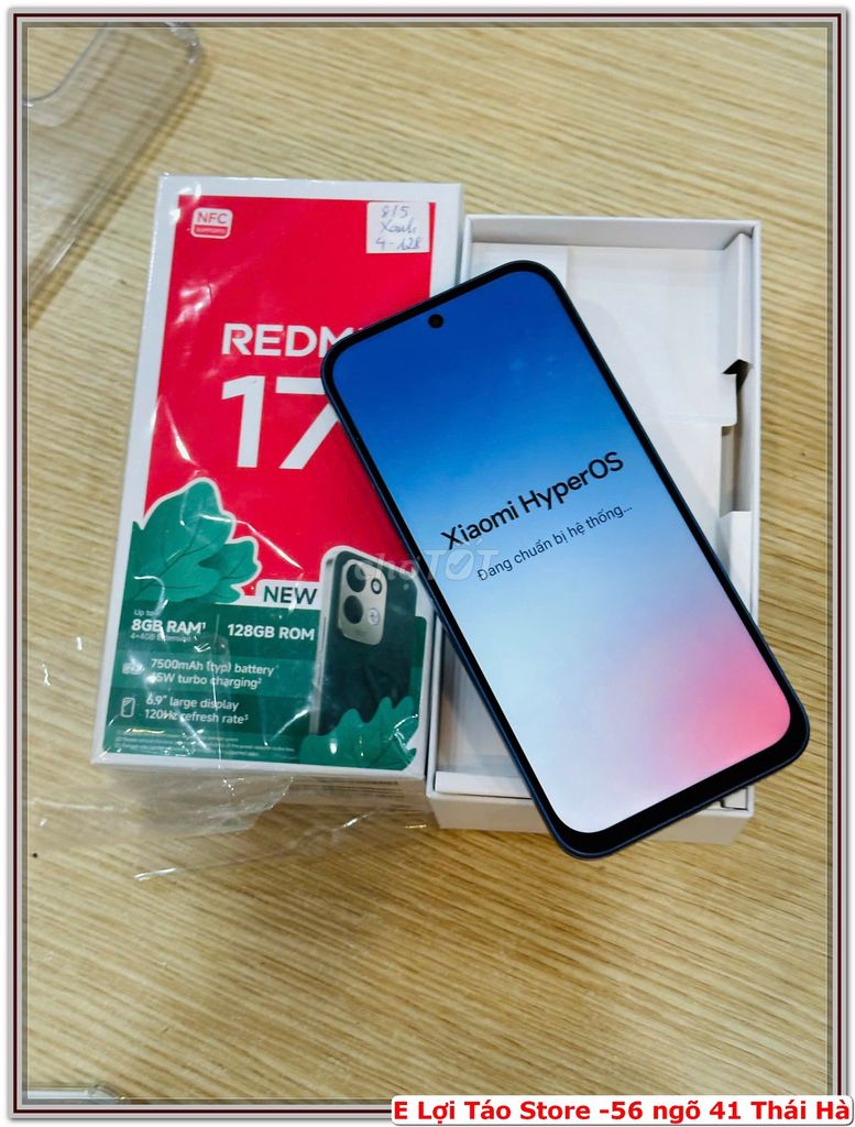 Xiaomi Redmi 17 4GB 128GB BH 16/02/2028. Mua bán Điện thoại tại Quận Đống Đa Hà Nội được đăng bởi Nguyễn Tiến Lợi hình 1