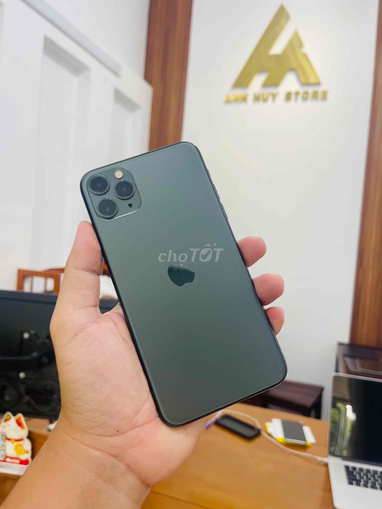 Apple iPhone 11 Pro Max 256GB xanh đẹp 99%. Mua bán Điện thoại tại Quận Ninh Kiều Cần Thơ được đăng bởi ĐIỆN THOẠI LAPTOP ANH HUY hình 1