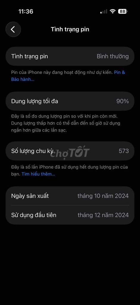 Apple iPhone 16 Pro 128GB Titan tự nhiên. Mua bán Điện thoại tại Quận Cẩm Lệ Đà Nẵng được đăng bởi Ngô Văn Thiện hình 1