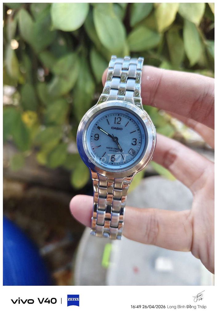 Đồng hồ Casio Nữ 32 Mặt xanh. Mua bán Đồng hồ tại Huyện Gò Công Tây Tiền Giang được đăng bởi Tuấn Trung hình 1
