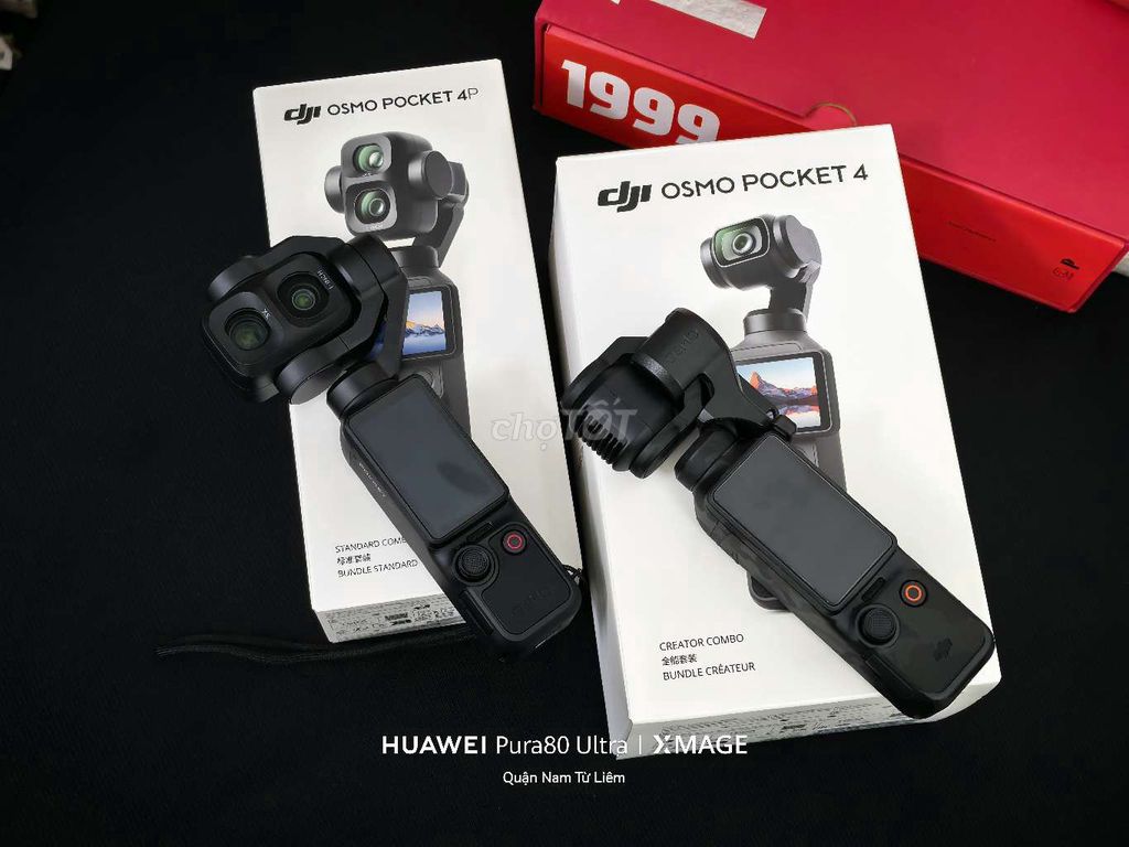 DJI Osmo Pocket 4 Combo Đen Đã sử dụng. Mua bán Máy ảnh, Máy quay tại Quận Nam Từ Liêm Hà Nội được đăng bởi Quốc Việt hình 1