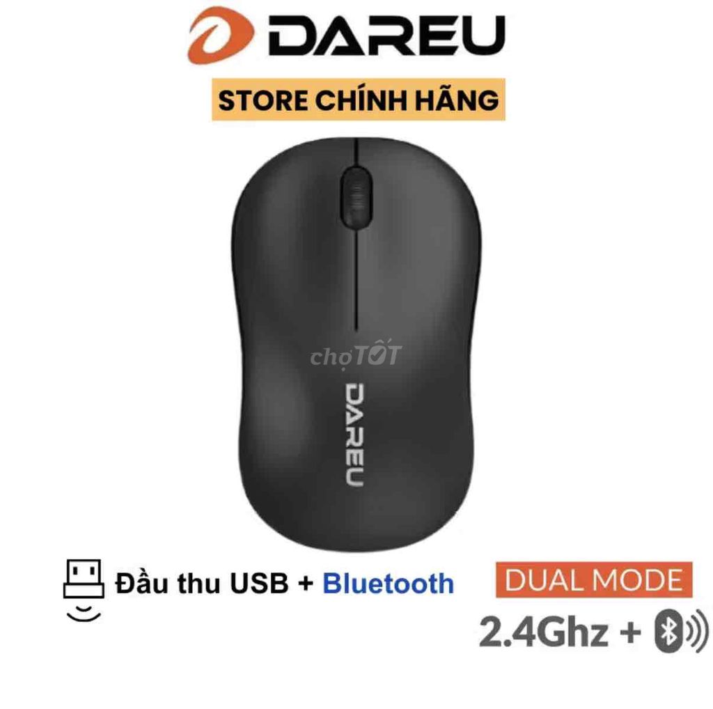 Chuột DAREU LM106G Đen USB, Bluetooth Mới. Mua bán Phụ kiện (Màn hình, Chuột...) tại Quận Liên Chiểu Đà Nẵng được đăng bởi Cẩm Thuý hình 1