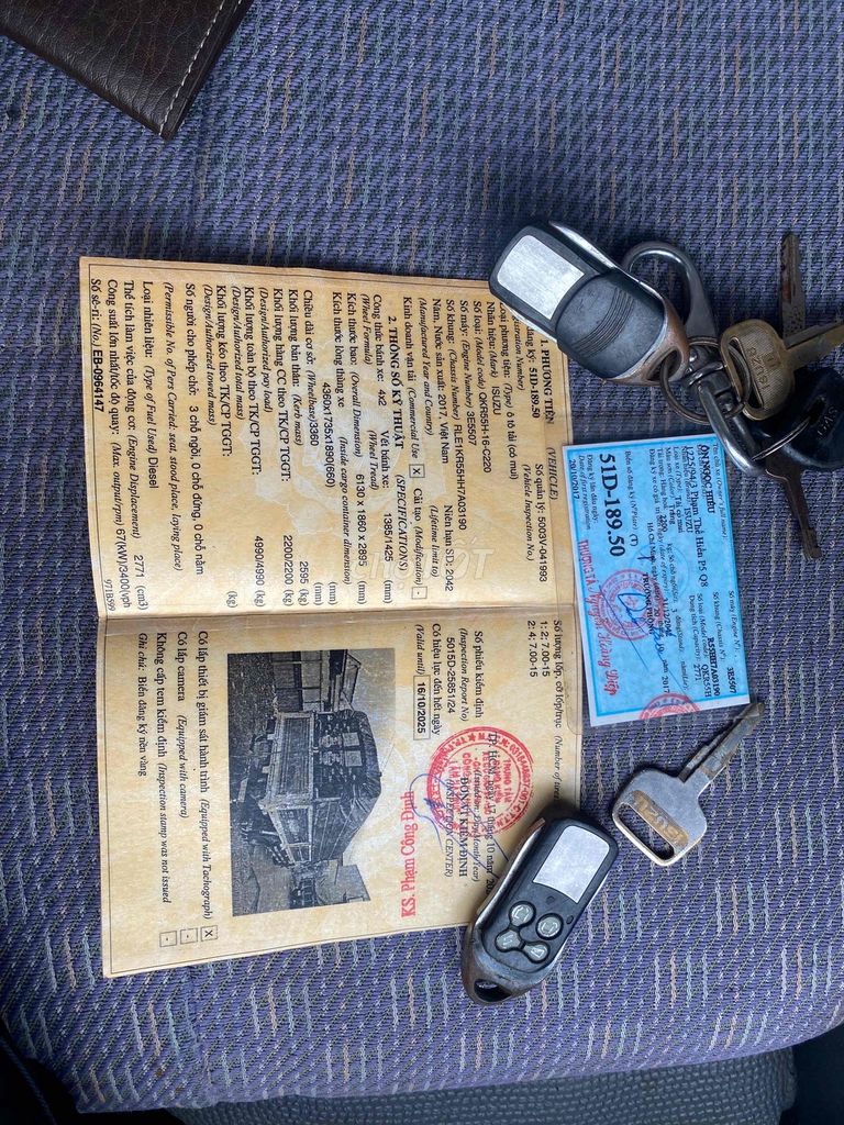 1 chủ từ mới  isuzu 2,2 tan 2017 rin toàn tập. Mua bán Xe tải, xe ben tại Huyện Cẩm Mỹ Đồng Nai được đăng bởi bui minh hình 6