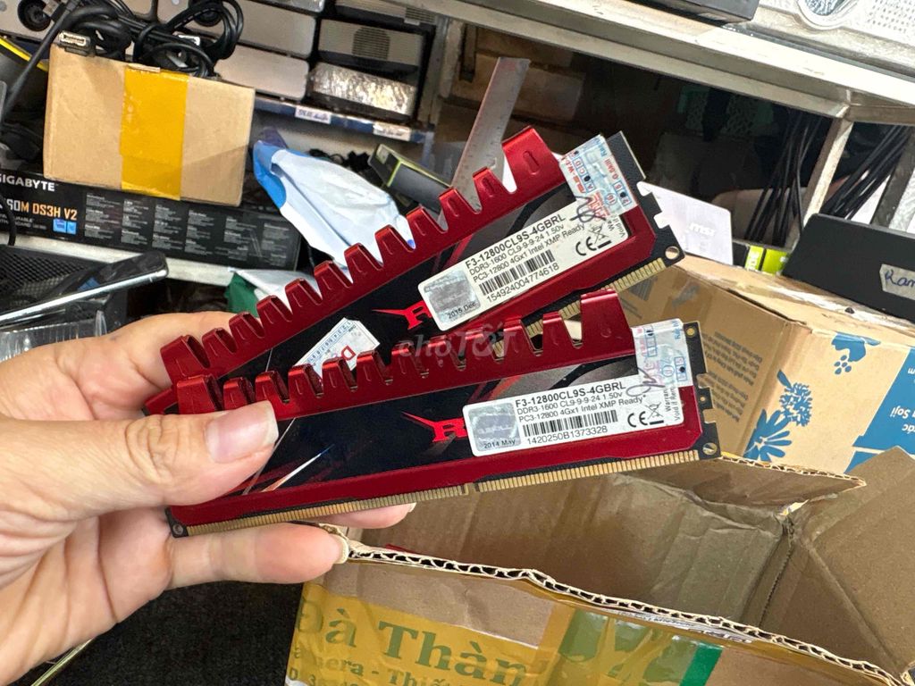 RAM G.Skill F3-12800CL9S-4GBRL 4GB DDR3. Mua bán Linh kiện (RAM, Card...) tại Quận Gò Vấp Tp Hồ Chí Minh được đăng bởi ngọc trang hình 1