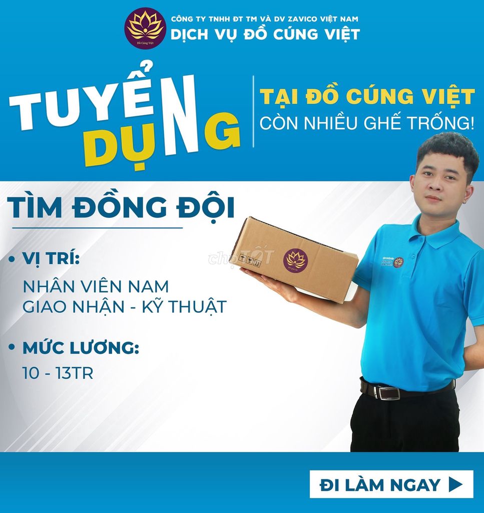 CẦN  05 NHÂN VIÊN GIAO HÀNG TẠI TP HCM