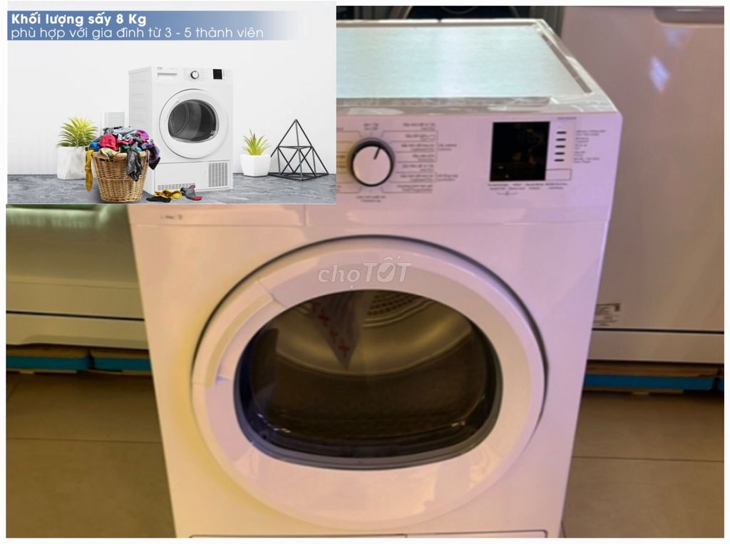 Máy sấy ngưng tụ 8kg BEKO MỚI 💯%,Bảo hành 2 năm 👍👍