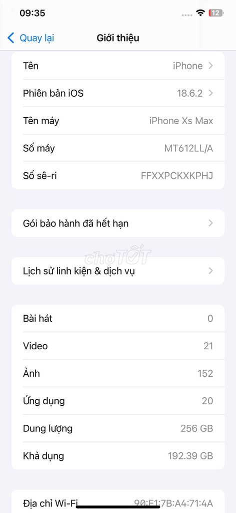 iPhone XS Max 256GB Vàng Hồng. Mua bán Điện thoại tại Huyện Hương Khê Hà Tĩnh được đăng bởi Trần Quang Tèo hình 1