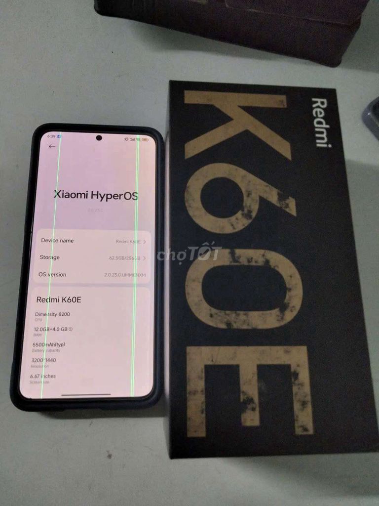Xiaomi Redmi K60E 256GB Trắng. Mua bán Điện thoại tại Thành phố Thuận An Bình Dương được đăng bởi nhân móm hình 1