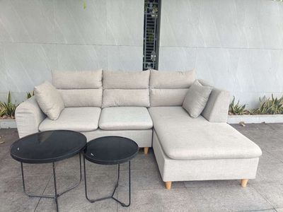 Sofa góc vải màu be, 3-4 chỗ ngồi. Mua bán Bàn ghế tại Quận Phú Nhuận Tp Hồ Chí Minh được đăng bởi Văn Thọ