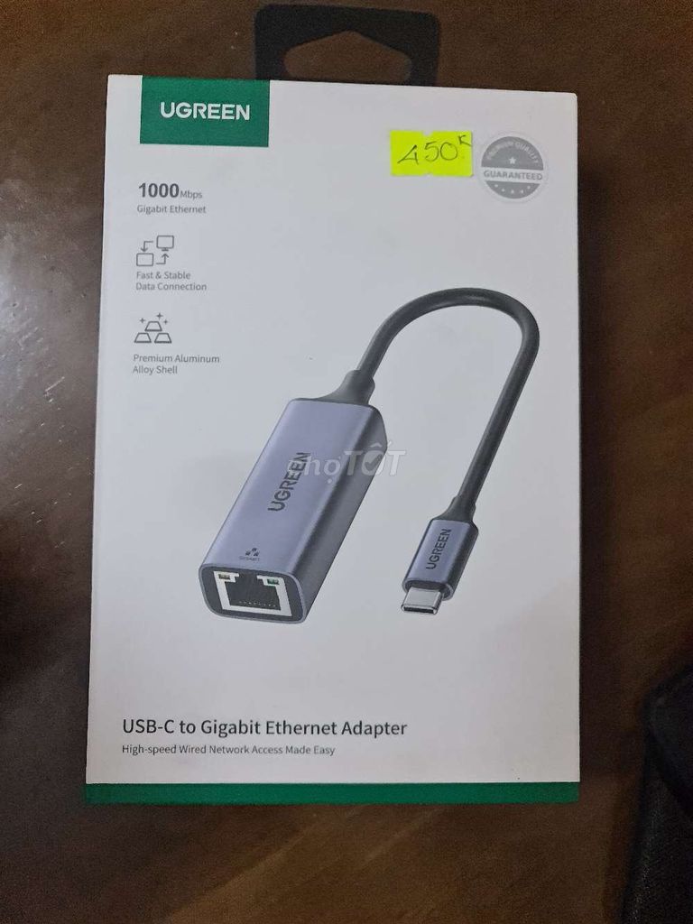 UGREEN USB-C to Gigabit Xám 1000 Mbps. Mua bán Phụ kiện (Màn hình, Chuột...) tại Thành phố Qui Nhơn Bình Định được đăng bởi Hoang Xuan hình 1