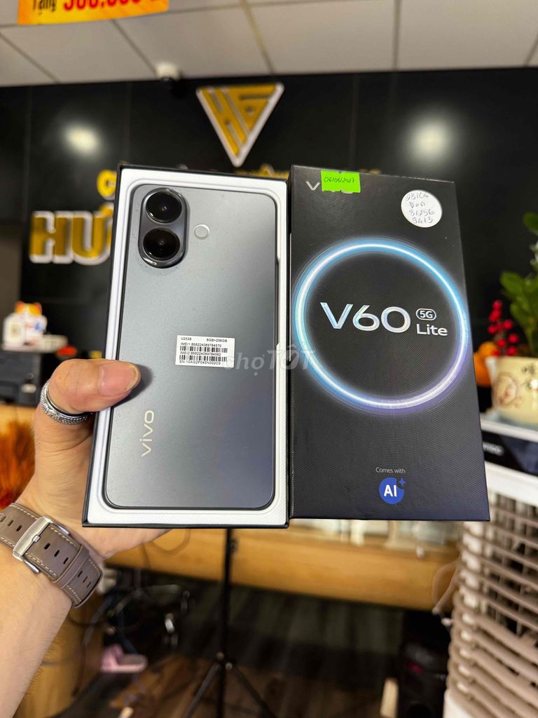 Vivo V60 Lite 5G 256GB Xám 99% Fullbox. Mua bán Điện thoại tại Thành phố Bến Tre Bến Tre được đăng bởi HươngGiangmobile hình 1