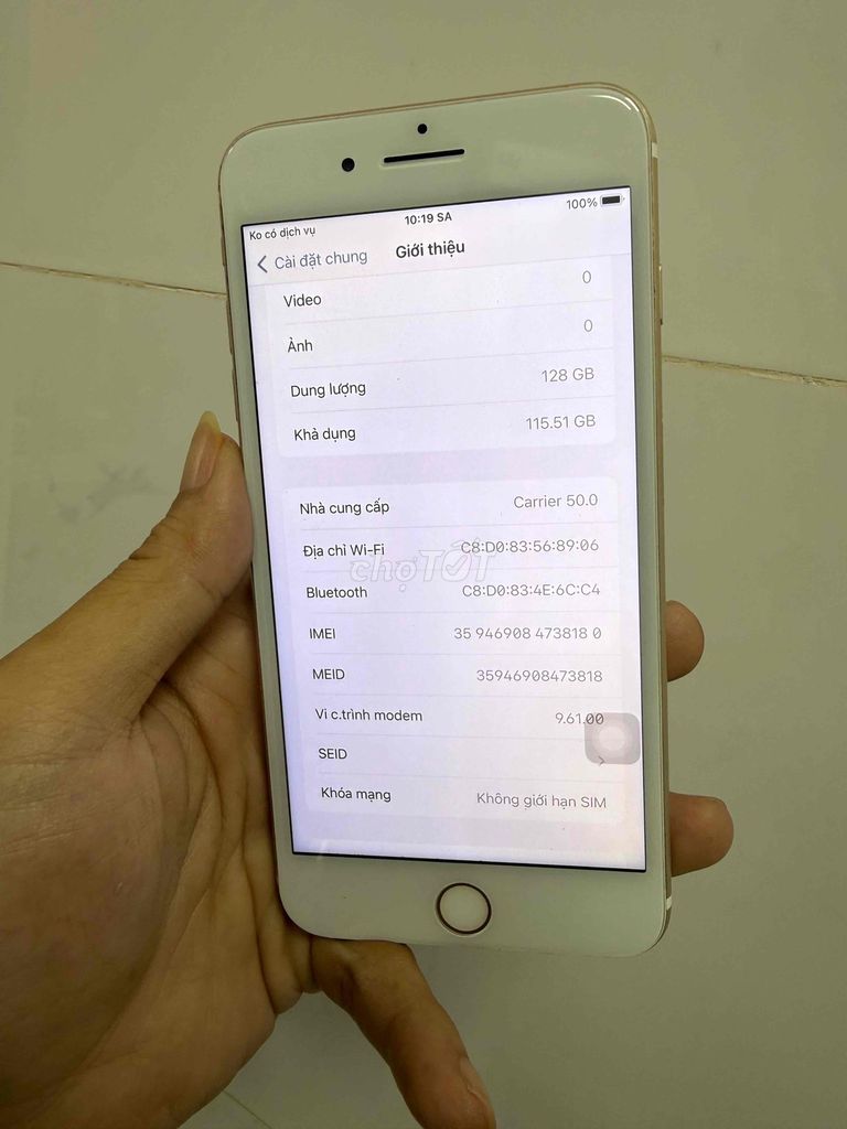 Apple iPhone 7 Plus 128GB Vàng. Mua bán Điện thoại tại Thành phố Tân An Long An được đăng bởi lê văn thái hình 1