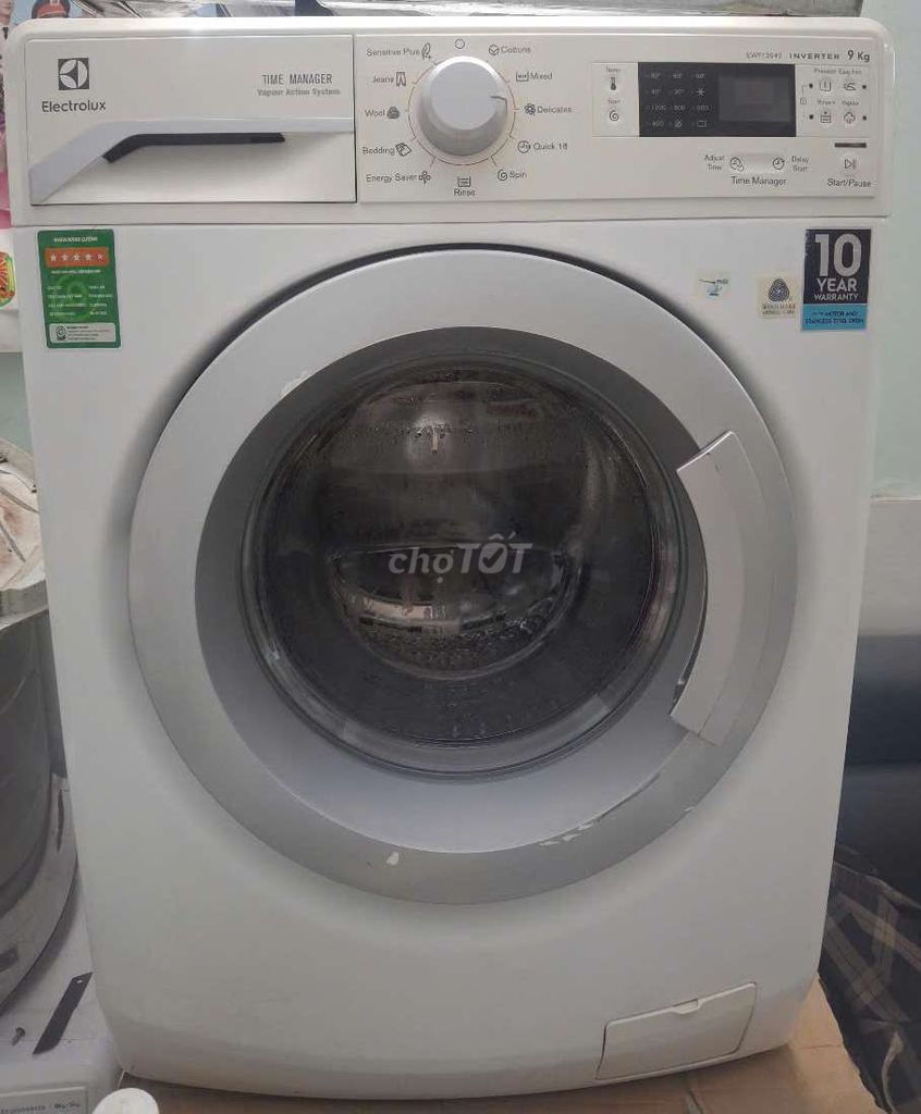 9kg tiết kiệm điện inverter máy giặt hiệu Electrol. Mua bán Máy giặt tại Quận 4 Tp Hồ Chí Minh được đăng bởi Điện lạnh cũ giá tốt hình 1
