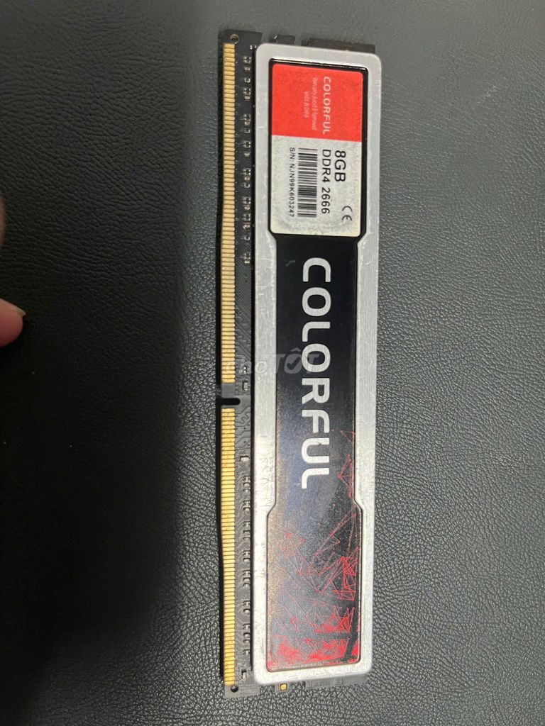 RAM Colorful DDR4 8GB 2666MHz. Mua bán Linh kiện (RAM, Card...) tại Quận Gò Vấp Tp Hồ Chí Minh được đăng bởi Nguyễn Thanh Đạt hình 1