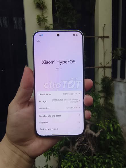 Xiaomi Redmi Turbo 4 Pro 256GB Trắng 99%. Mua bán Điện thoại tại Quận 1 Tp Hồ Chí Minh được đăng bởi Hội Đồ Điện Tử hình 1