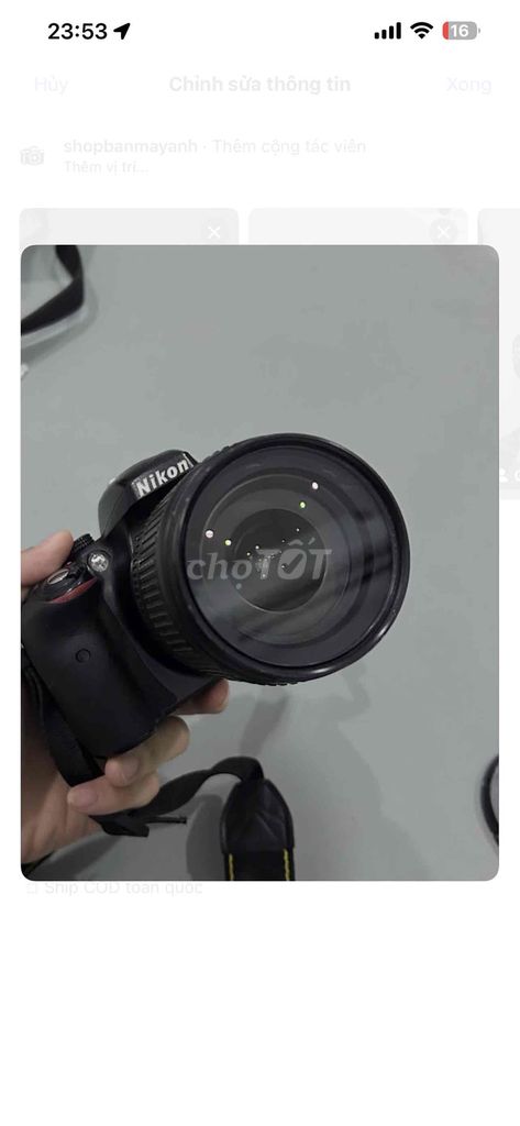 Máy ảnh Nikon D3300 Đen giá hời. Mua bán Máy ảnh, Máy quay tại Quận 11 Tp Hồ Chí Minh được đăng bởi Triết hình 1