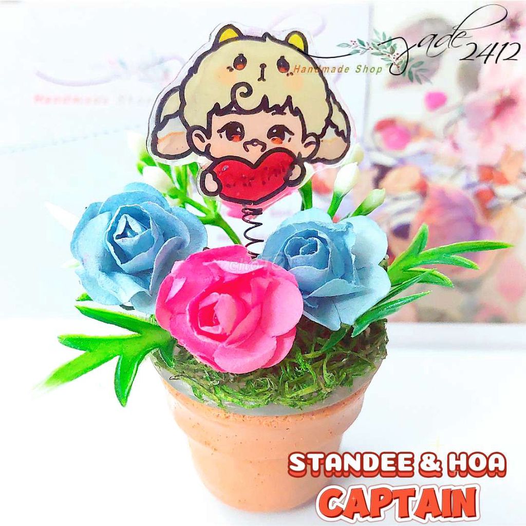 - Hoa trang trí bàn học RhyCap Handmade