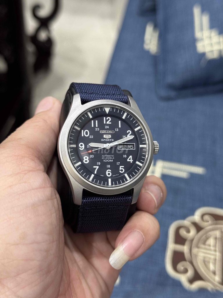 Đồng hồ Seiko SK quân đội Nam 42mm. Mua bán Đồng hồ tại Thành phố Nam Định Nam Định được đăng bởi trancongbach hình 1