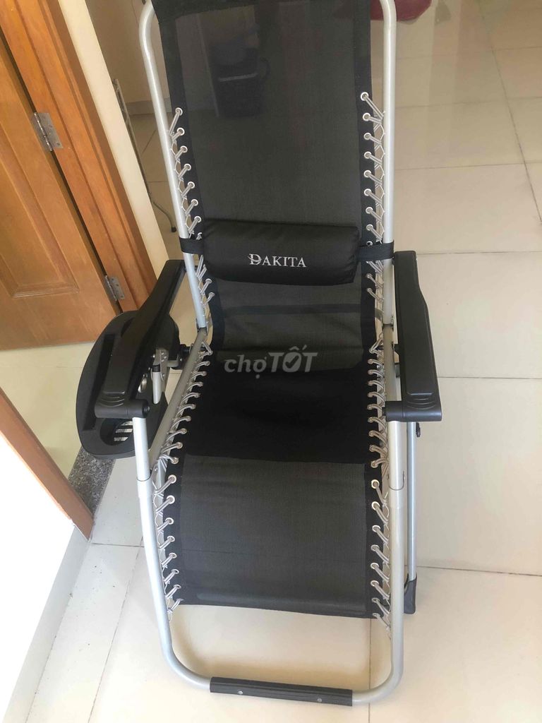 Ghế xếp DAKITA khung sắt Đen. Mua bán Bàn ghế tại Thành phố Thuận An Bình Dương được đăng bởi Lương Hữu Hoàn hình 1