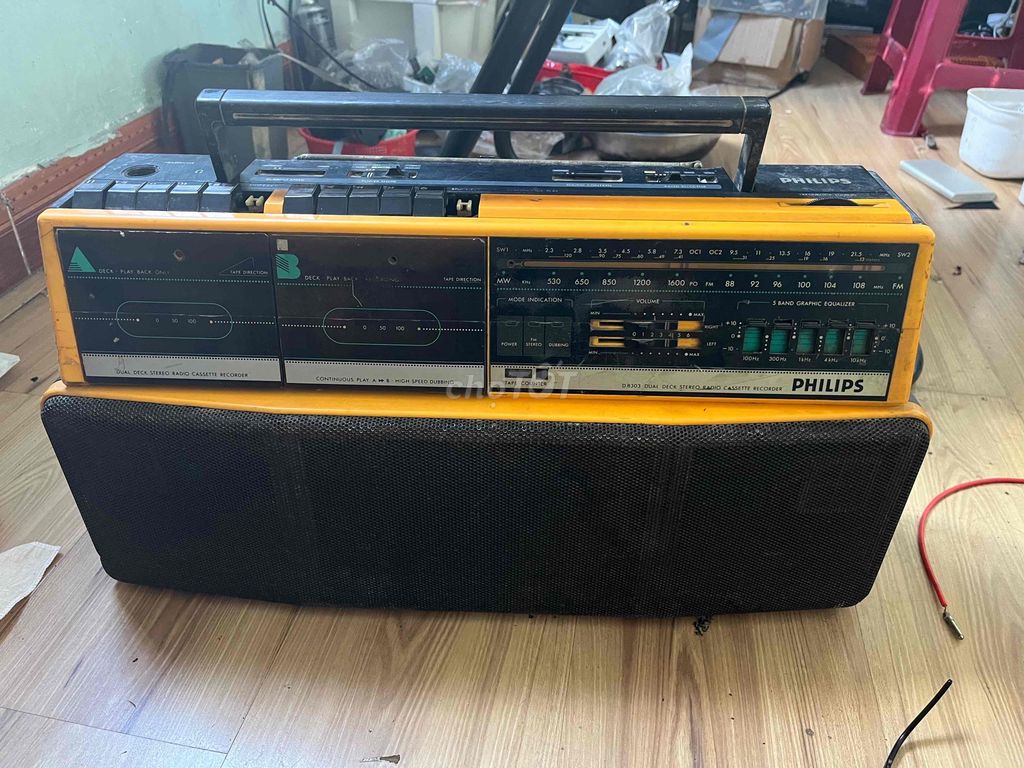 Đài cassette Philips. Mua bán Tivi, Âm thanh tại Quận Tân Phú Tp Hồ Chí Minh được đăng bởi CÒN TIN LÀ CÒN HÀNG hình 1