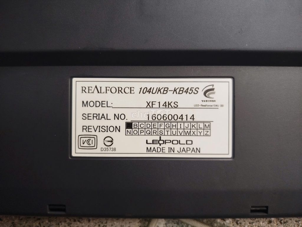 Bàn phím cơ REALFORCE 104UKB-KB45S. Mua bán Phụ kiện (Màn hình, Chuột...) tại Huyện Quế Võ Bắc Ninh được đăng bởi Nguyễn Quân hình 1