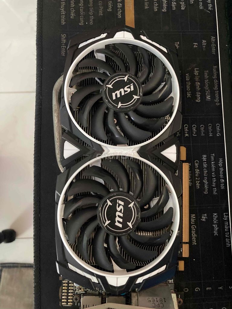 Card đồ họa MSI RX 570 8GB Đen trắng. Mua bán Linh kiện (RAM, Card...) tại Quận Bình Tân Tp Hồ Chí Minh được đăng bởi Linh BIDV hình 1