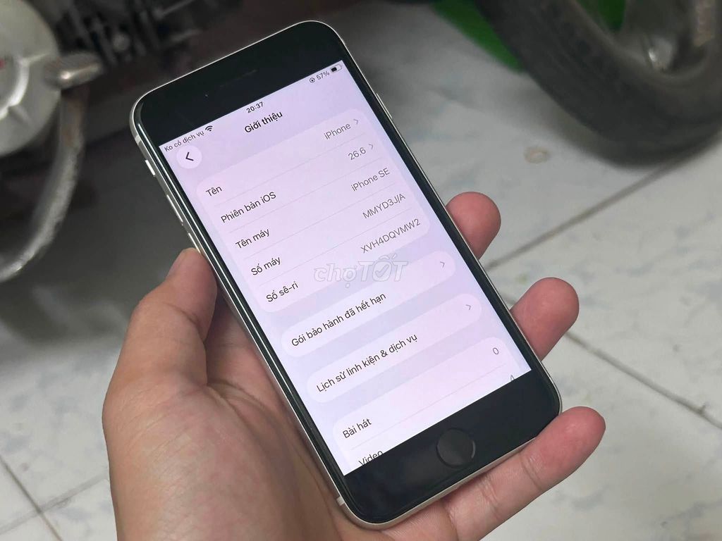 Apple iPhone SE 3 64GB Trắng 2022. Mua bán Điện thoại tại Thành phố Thủ Đức Tp Hồ Chí Minh được đăng bởi Hội Đồ Điện Tử hình 1