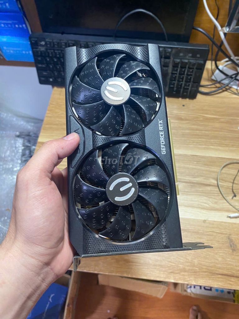 Card đồ họa EVGA RTX 3060 12GB Đen. Mua bán Linh kiện (RAM, Card...) tại Quận Tây Hồ Hà Nội được đăng bởi Nguyễn Phương Tú hình 1