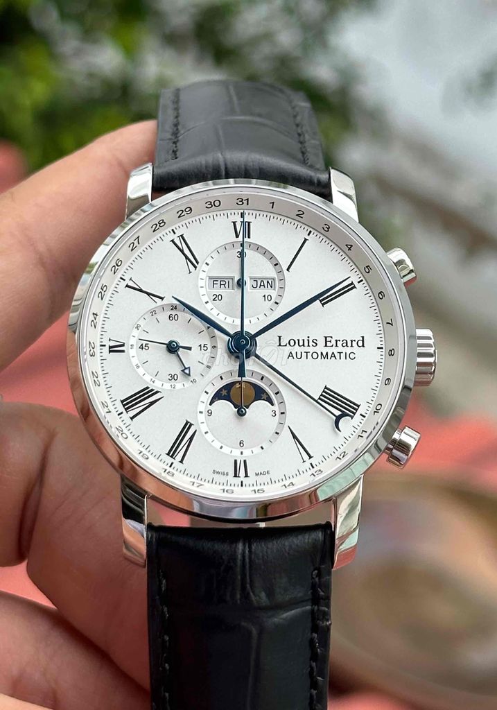 Đồng hồ Louis Erard Chronograph Moonphase