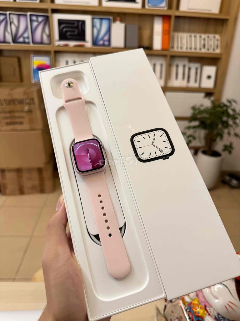 Apple Watch Series 9/41 hồng GPS fullbox. Mua bán Thiết bị đeo thông minh tại Quận Đống Đa Hà Nội được đăng bởi Cửa Hàng AZ Shop chuyên Apple Watch hình 1