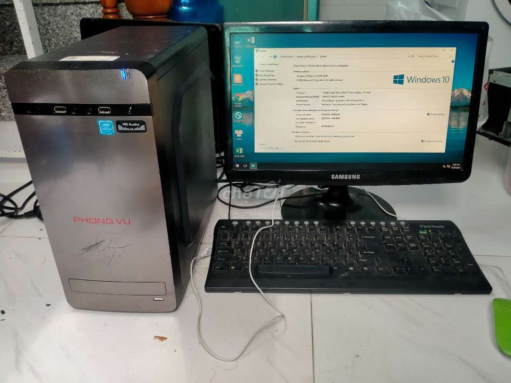 Thùng PC. Core i3, Ram 4 GB