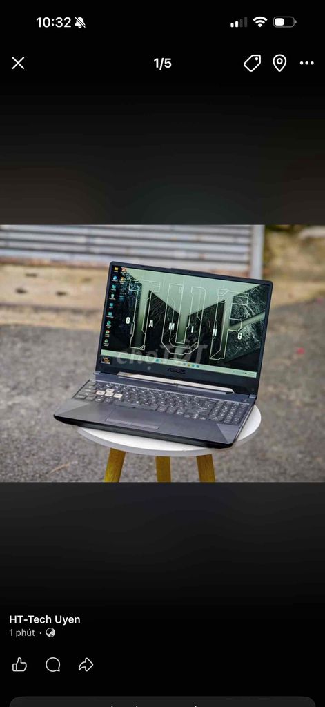 ASUS TUF A15 GAMING Ryzen 7 15.6 inch 8GB/256GB Li. Mua bán Laptop tại Thành phố Biên Hòa Đồng Nai được đăng bởi Uyên Phạm hình 1