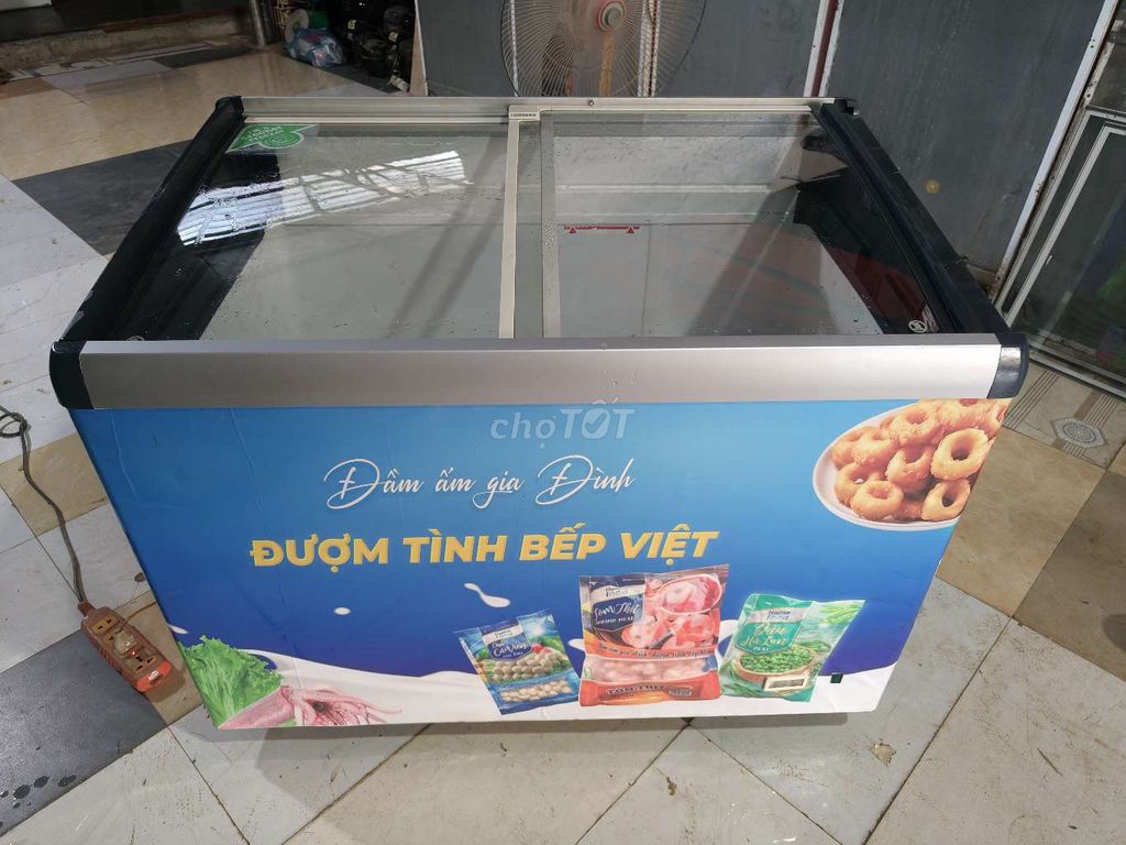 Tủ đông Cửa kính lùa 300L. Mua bán Tủ lạnh tại Quận Bắc Từ Liêm Hà Nội được đăng bởi điện máy Nguyễn Thanh hình 1