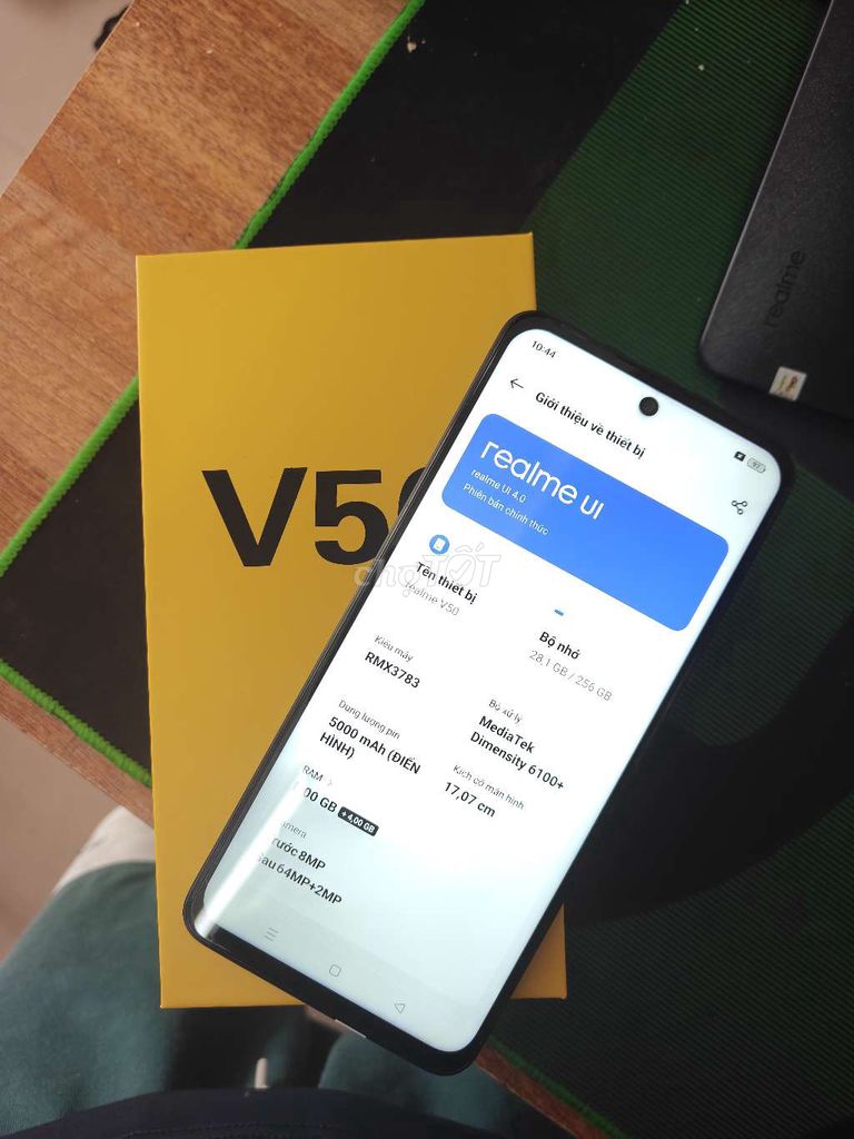 Realme V50 128GB Đen 6GB. Mua bán Điện thoại tại Quận Thanh Xuân Hà Nội được đăng bởi cửa hàng điện thoại giá rẻ hình 1
