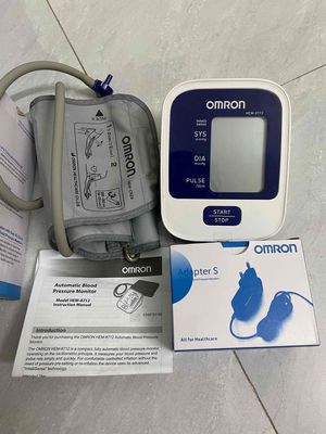 Máy đo huyết áp Omron HEM-8712 nguyên hộp kèm sạc