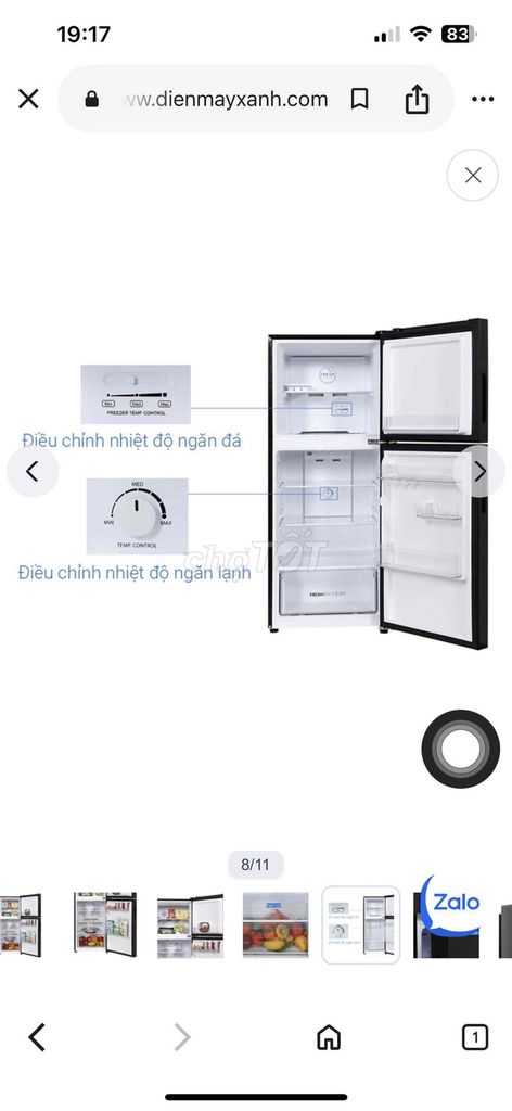 Tủ lạnh Samsung 189 lít 2 cửa Twin Inverter Đen. Mua bán Tủ lạnh tại Huyện Nhơn Trạch Đồng Nai được đăng bởi ThAnh ThÂn hình 1