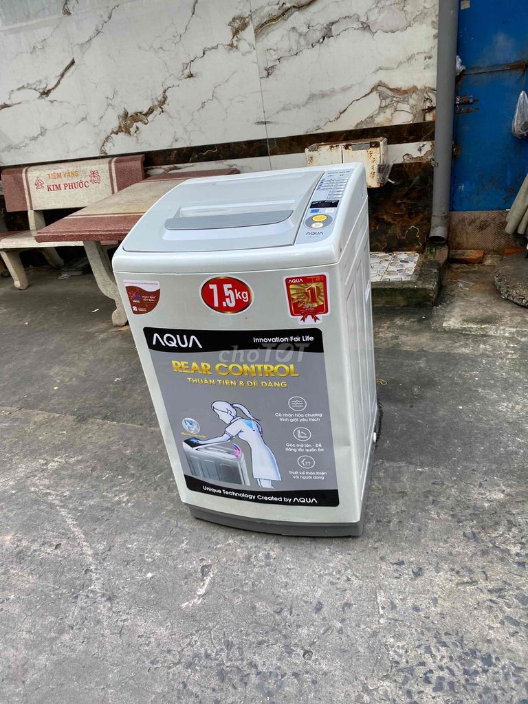 Máy giặt Aqua 7.5kg cửa trên Trắng. Mua bán Máy giặt tại Quận Tân Phú Tp Hồ Chí Minh được đăng bởi MẠNH CƯỜNG hình 1