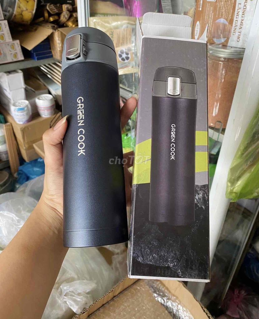 Bình giữ nhiệt GREENCOOK 500ml. Mua bán Dụng cụ nhà bếp tại Thành phố Huế Thừa Thiên Huế được đăng bởi võ thị bích hà hình 1