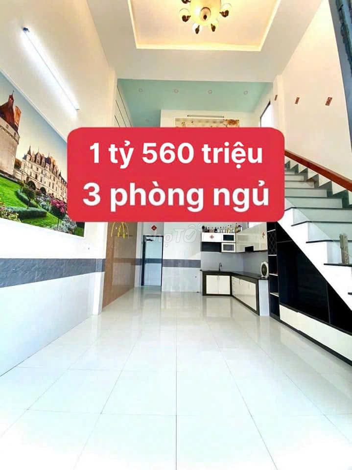 Bán nhà 3 phòng ngủ diện tích lớn hơn 60m2 giá dưới 1,8 tỷ