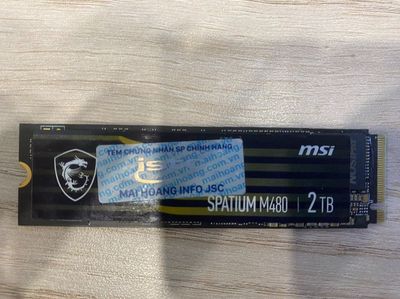 Ổ cứng SSD MSI Spatium M480 M.2 2TB Bảo Hành 2026