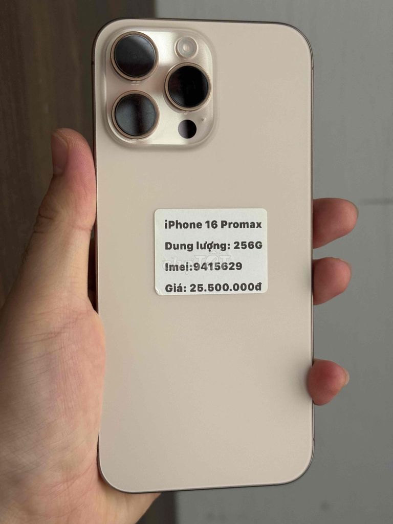 iPhone 16 Pro Max 256GB Vàng LL/A. Mua bán Điện thoại tại Thành phố Buôn Ma Thuột Đắk Lắk được đăng bởi Nguyễn Hoàng hình 1