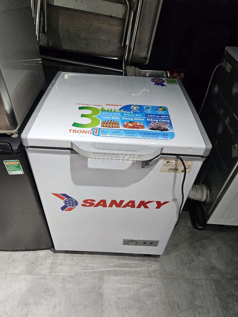 TL tủ đông Sanaky 100 lít sử dụng tốt bao ship SG