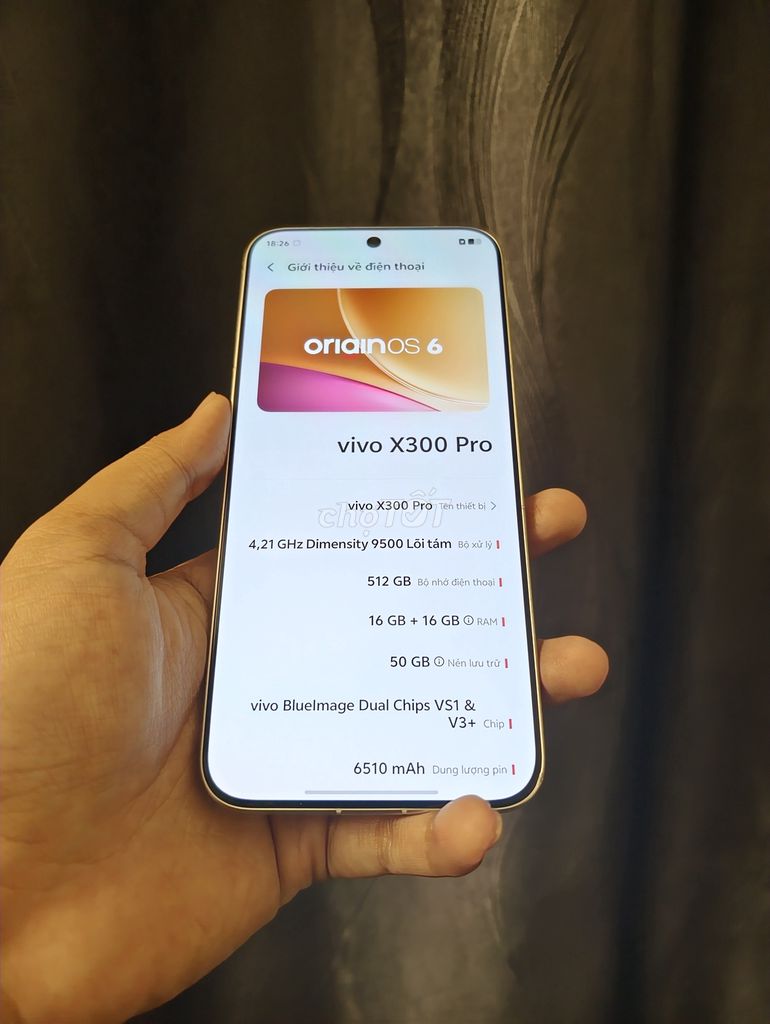 Vivo X300 Pro 512GB. Mua bán Điện thoại tại Quận 3 Tp Hồ Chí Minh được đăng bởi Qi Pu hình 1