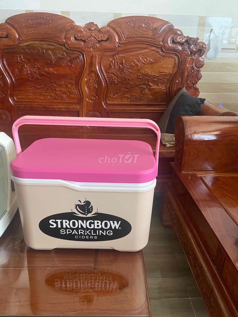 Thùng đá Strongbow Nhựa Hồng, Kem mới. Mua bán Dụng cụ nhà bếp tại Quận Bình Thuỷ Cần Thơ được đăng bởi Bảo Anh hình 1