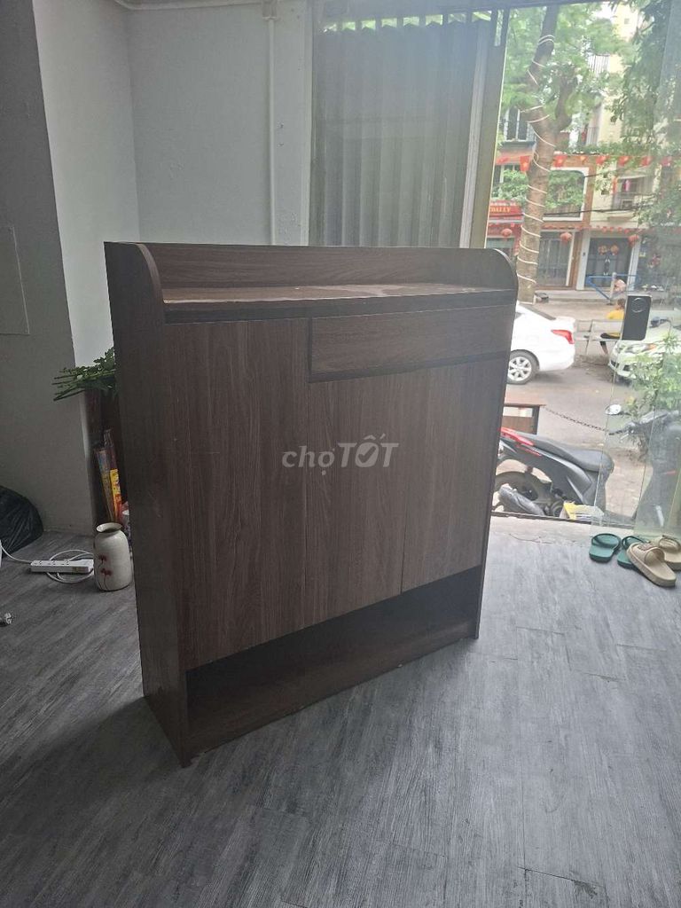 Kệ tivi Gỗ thật Nâu 2m7. Mua bán Tủ, kệ gia đình tại Quận Hà Đông Hà Nội được đăng bởi le duy hung hình 1