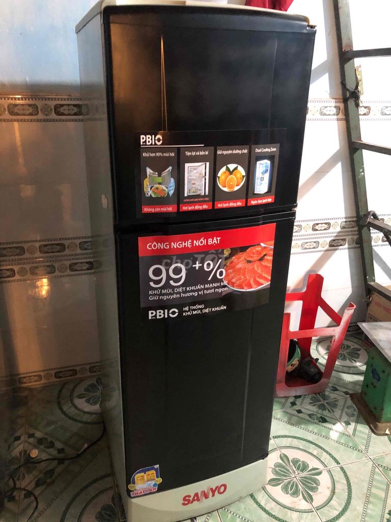 Tủ lạnh Sanyo 150 lít Đen. Mua bán Tủ lạnh tại Thành phố Dĩ An Bình Dương được đăng bởi Gia phát hình 1