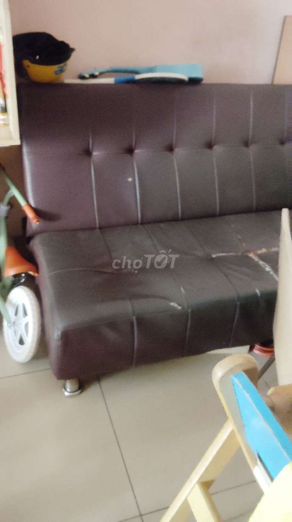 Ghế xếp giường Nâu 1.8m x 1.2m x 40cm. Mua bán Bàn ghế tại Quận 5 Tp Hồ Chí Minh được đăng bởi Vi Kiệt hình 1