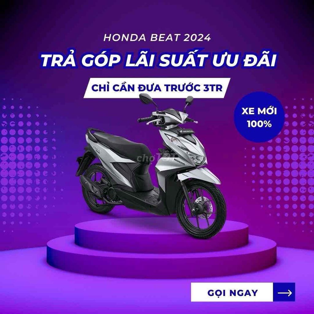 Honda Beat | Chỉ cần đưa trước 3tr | Vay tiêu dùng
