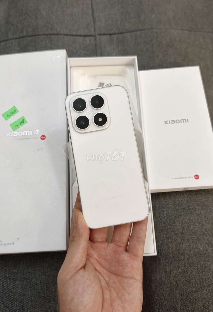 Xiaomi 17 12/256Gb Fullbox Trắng, Đẹp, Rom QTế. Mua bán Điện thoại tại Quận Tân Bình Tp Hồ Chí Minh được đăng bởi Kiên Android Shop hình 1