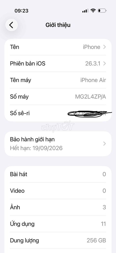 iphone air đen 256. Mua bán Điện thoại tại Huyện Thuận Thành Bắc Ninh được đăng bởi hiệp hình 1